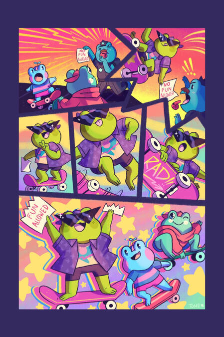 Frog Zine Comic Frog Zine Comic